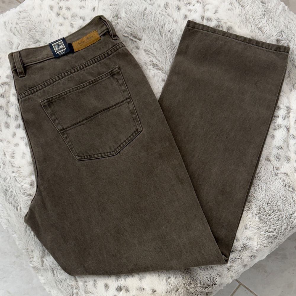 Indigo Palms New 40 x 32 Brown Denim Jeans